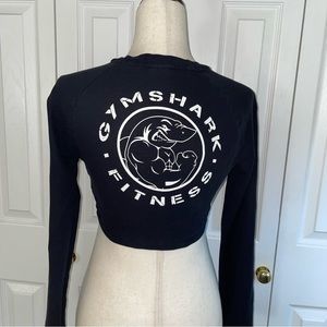 Gymshark fitness chop top long sleeve size S